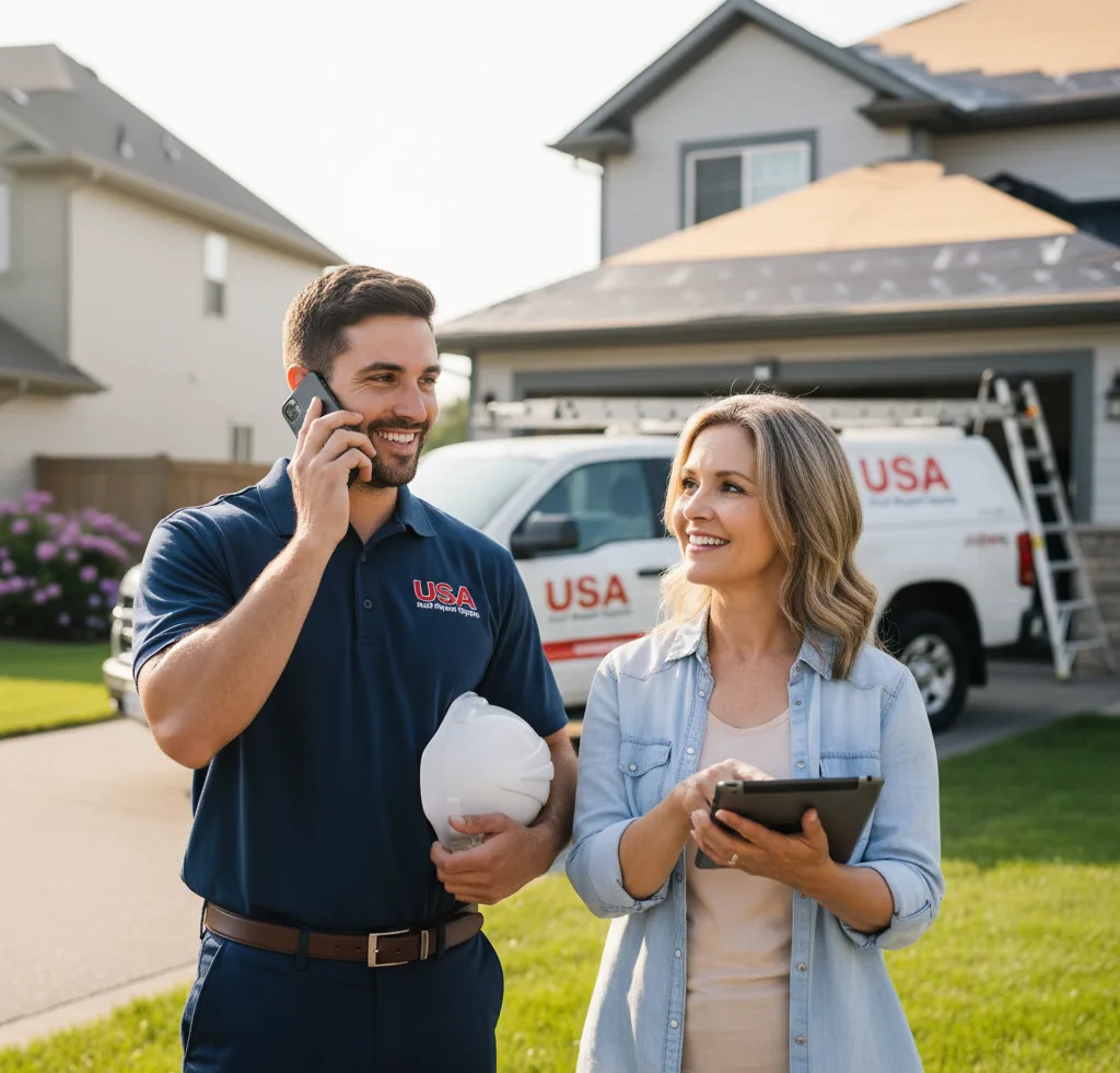 USA Roof Repair Experts customer support in North Sioux City